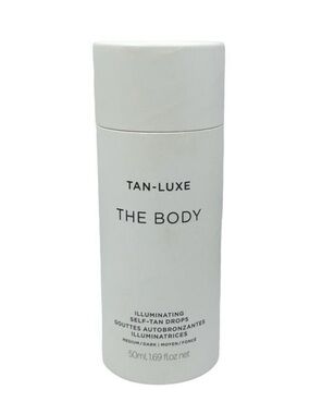 TAN-LUXE THE BODY Illuminating Self-Tan Drops Medium/Dark 50ml NWT